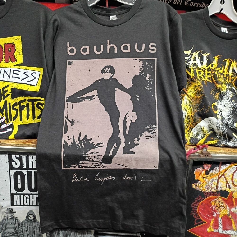 RARE Bauhaus  bela lugosi is dead art rock band tee T-shirt size s small - Picture 3 of 4